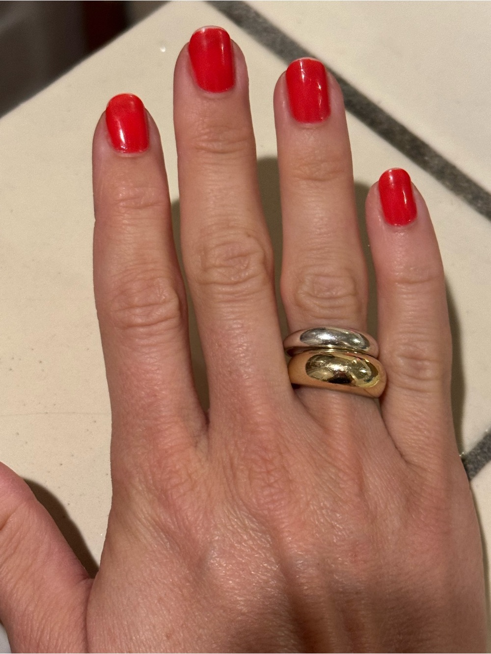 Kinn- authentic “Dare To Love” Classic Dome Ring in Silver - Picture 4 of 6